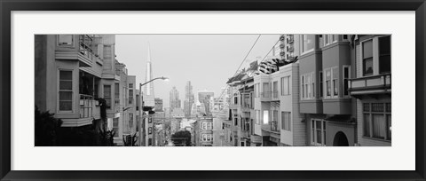 Framed USA, California, San Francisco, Apartment in San Francisco Print