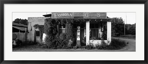 Framed General Store, Pomona, Illinois, USA Print