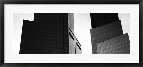 Framed Mid section view of buildings, Time Warner Buildings, Manhattan, New York City, New York, USA Print