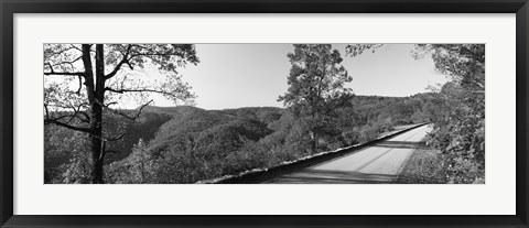 Framed Blue Ridge Parkway, North Carolina, USA Print