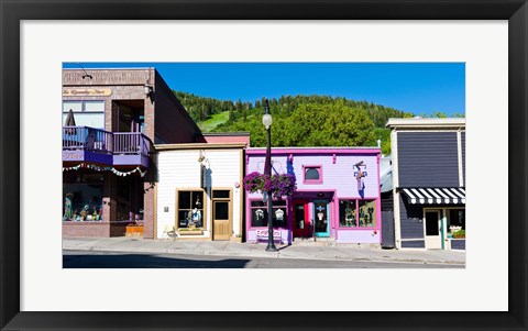 Framed Main Street, Park City, Utah Print