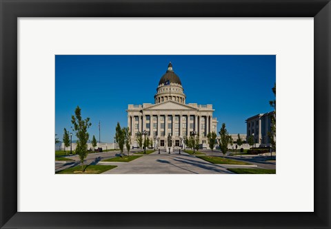 Framed Utah State Capitol Building, Salt Lake City Print