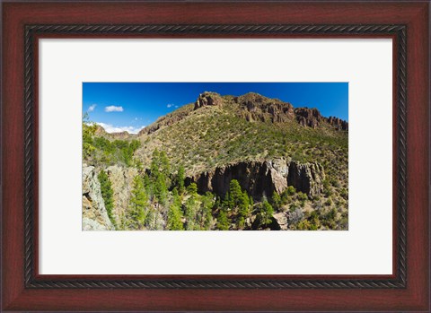 Framed Panorama of Dome Wilderness, San Miguel Mountains, Santa Fe National Forest, New Mexico, USA Print