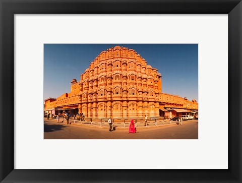 Framed Hawa Mahal at Jaipur, Rajasthan, India Print