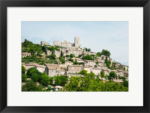 Framed Buildings on a Hill, Bonnieux, Vaucluse, Provence-Alpes-Cote d&#39;Azur, France Print