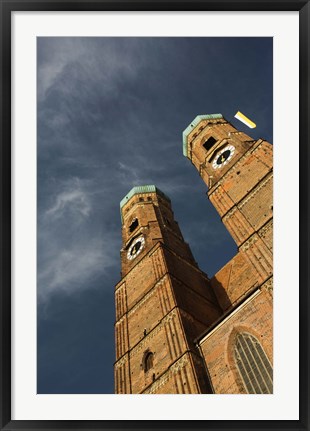 Framed Low angle view of a church, Munich Cathedral, Munich, Bavaria, Germany Print