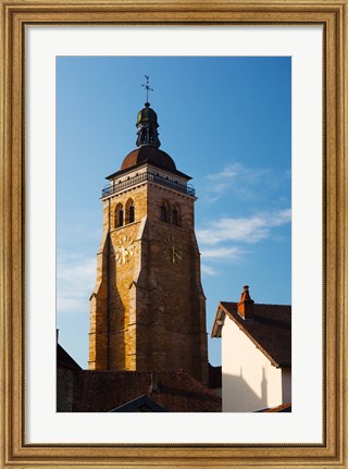 Framed Low angle view of a church, Eglise Saint-Just d&#39;Arbois, Arbois, Jura, Franche-Comte, France Print