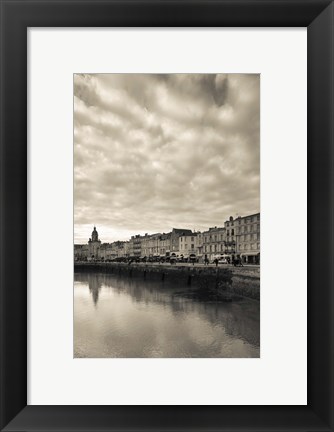 Framed Buildings at the Waterfront, Old Port, La Rochelle, Charente-Maritime, Poitou-Charentes, France Print