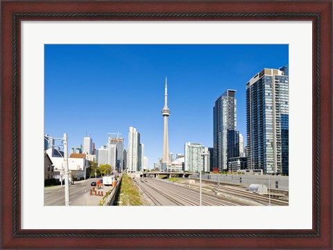 Framed CN Tower, Toronto, Ontario, Canada 2013 Print