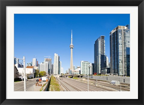 Framed CN Tower, Toronto, Ontario, Canada 2013 Print