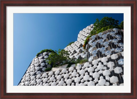 Framed Low angle view of a shopping mall, Bugis Junction, Bugis, Singapore Print
