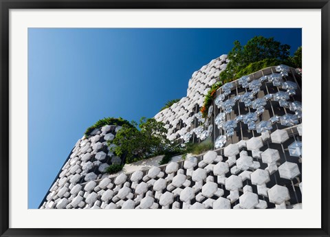 Framed Low angle view of a shopping mall, Bugis Junction, Bugis, Singapore Print