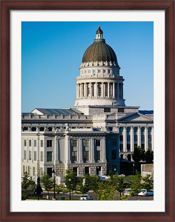 Framed Utah State Capitol Building, Salt Lake City, Utah, USA Print