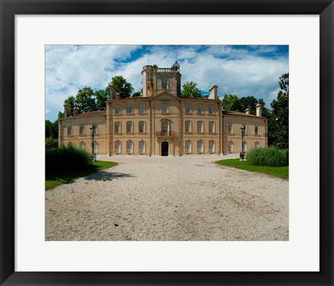 Framed Facade of a castle, Chateau d&#39;Avignon, Saintes-Maries-De-La-Mer, Bouches-Du-Rhone, Provence-Alpes-Cote d&#39;Azur, France Print