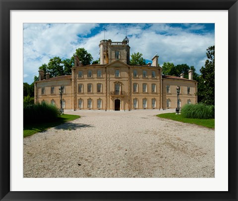 Framed Facade of a castle, Chateau d&#39;Avignon, Saintes-Maries-De-La-Mer, Bouches-Du-Rhone, Provence-Alpes-Cote d&#39;Azur, France Print