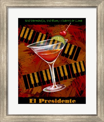 Framed El Presidente Print