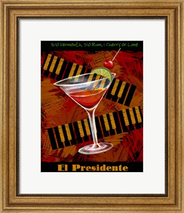Framed El Presidente Print