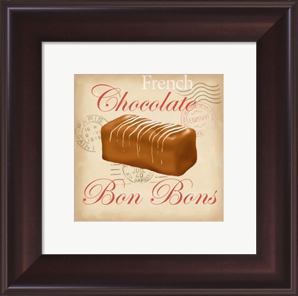 Framed French Chocolate Bonbons Print