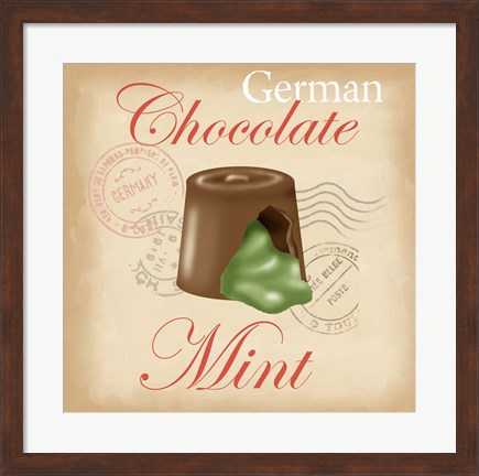 Framed German Chocolate Mint Print