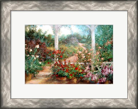 Framed Come To The Garden Print