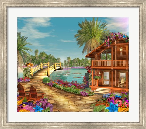 Framed Island Dreams Print