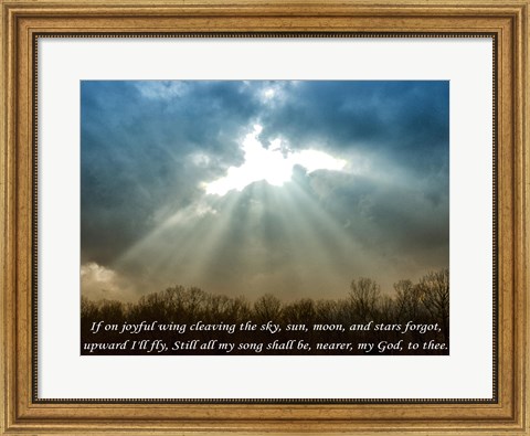 Framed Nearer God To Thee Print