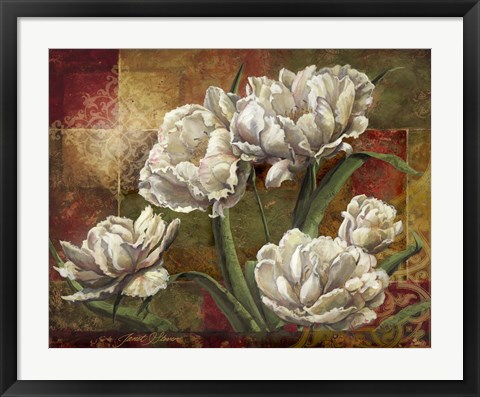 Framed Praise I-Tulips Print