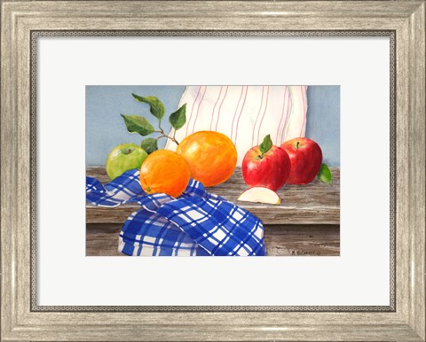 Framed Apples To Oranges Print