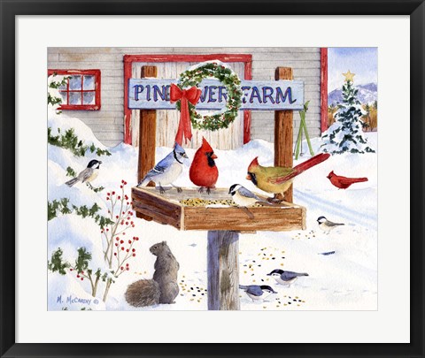 Framed Pine River Farm Print