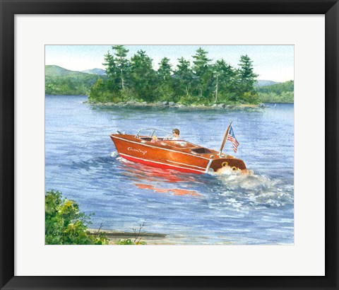 Framed Runabout Print
