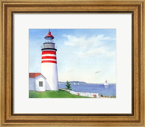 Framed Sailing By Print