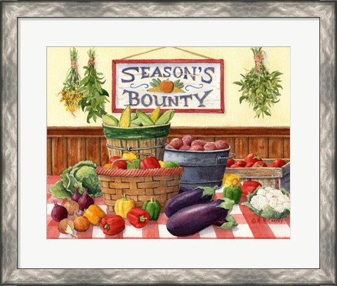 Framed Season&#39;s Bounty Print