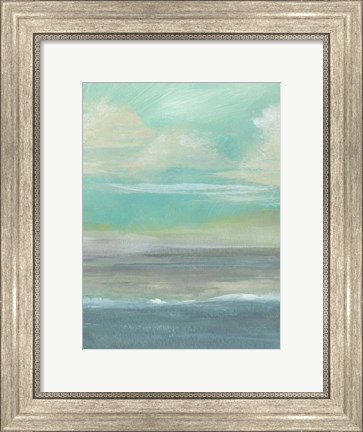Framed Lowland Beach I Print