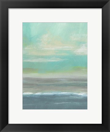 Framed Lowland Beach II Print