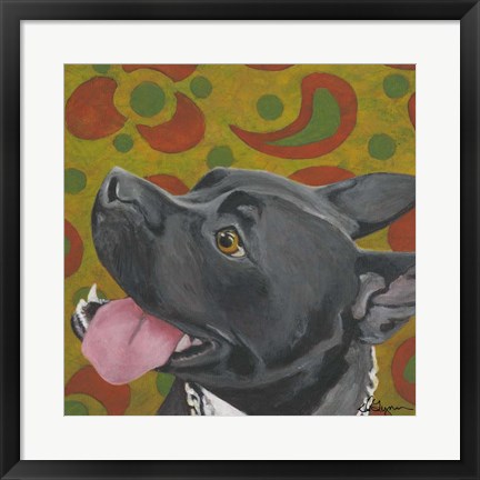 Framed Dlynn&#39;s Dogs - Kendall Print