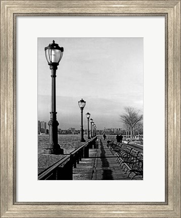 Framed Battery Park City III Print