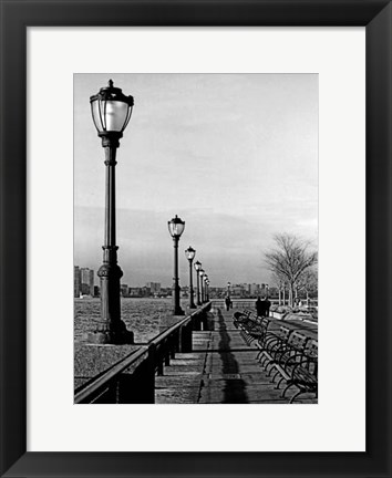 Framed Battery Park City III Print