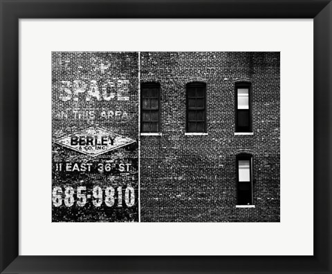 Framed City Speaks III Print