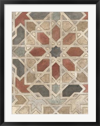 Framed Non-Embellished Marrakesh Design II Print