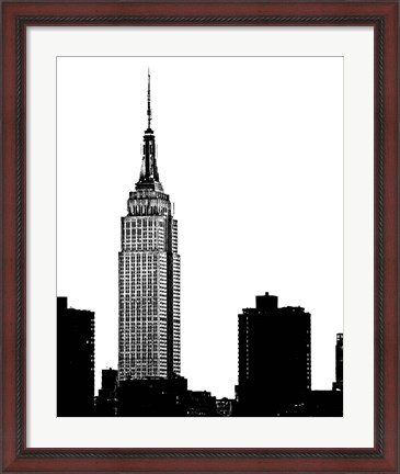 Framed NYC Skyline I Print