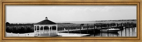 Framed Shore Panorama V Print