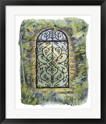 Framed Iron Gate II Print