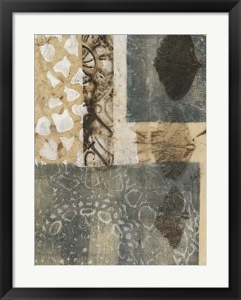 Framed Ginkgo Fossil II Print