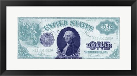 Framed Modern Currency VI Print