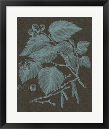 Framed Shimmering Leaves I Print