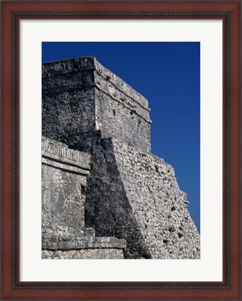 Framed Wall of a building, El Castillo Print