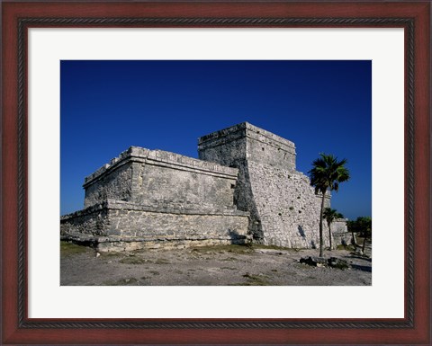 Framed El Castillo, Tulum Print