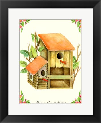 Framed Home sweet home I Print