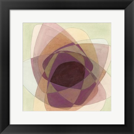 Framed Rose Facet II Print