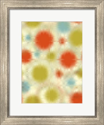 Framed Pixilated Burst IV Print